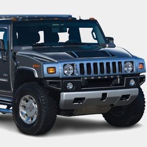 Black Hummer stretch limousine